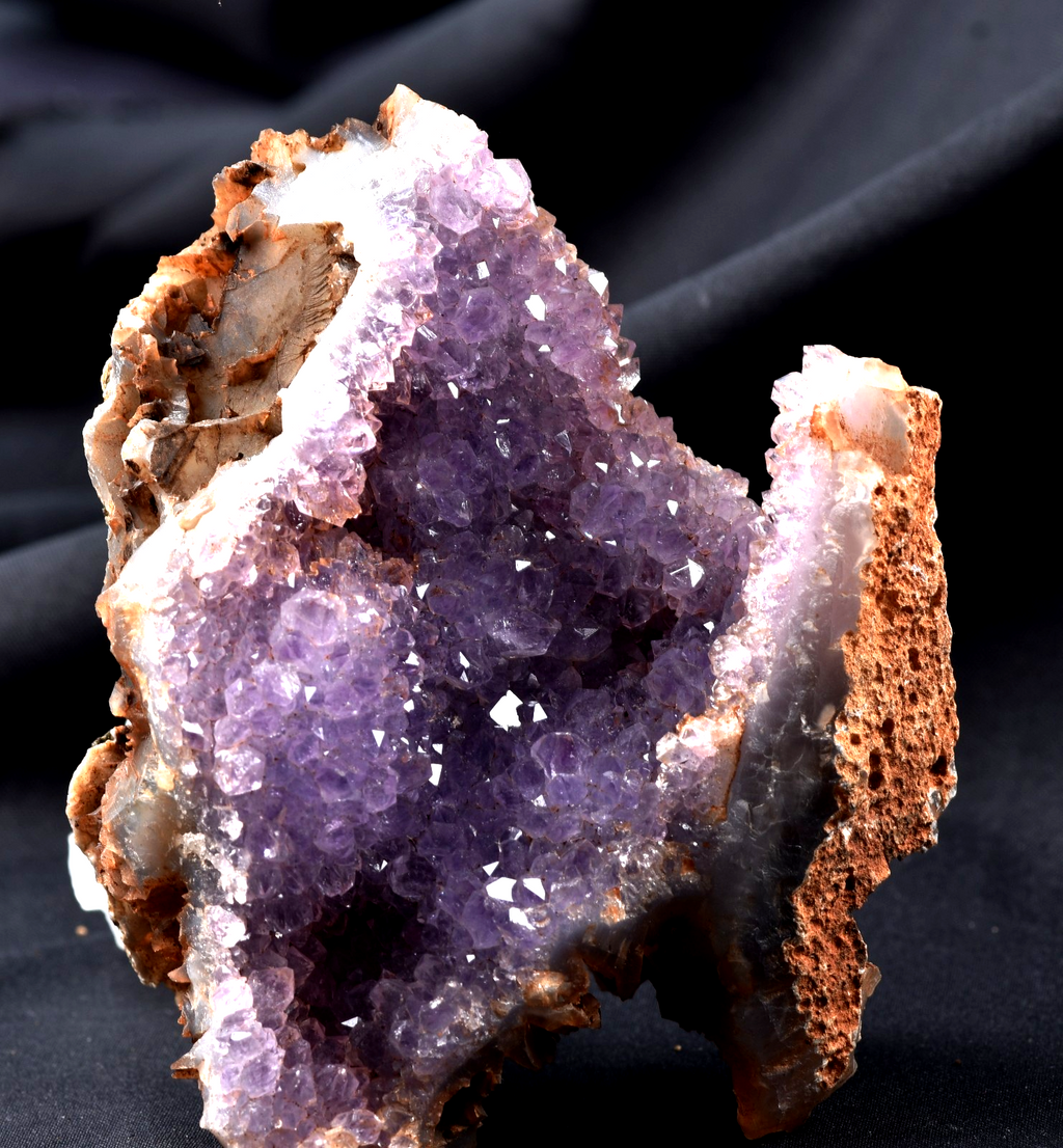 Amethyst pseudomorph   Far-infrared radiation negative ion emission  # 8186