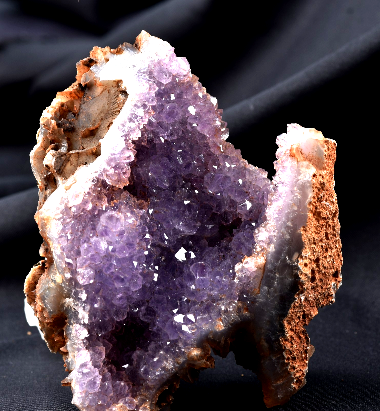 Amethyst pseudomorph   Far-infrared radiation negative ion emission  # 8186