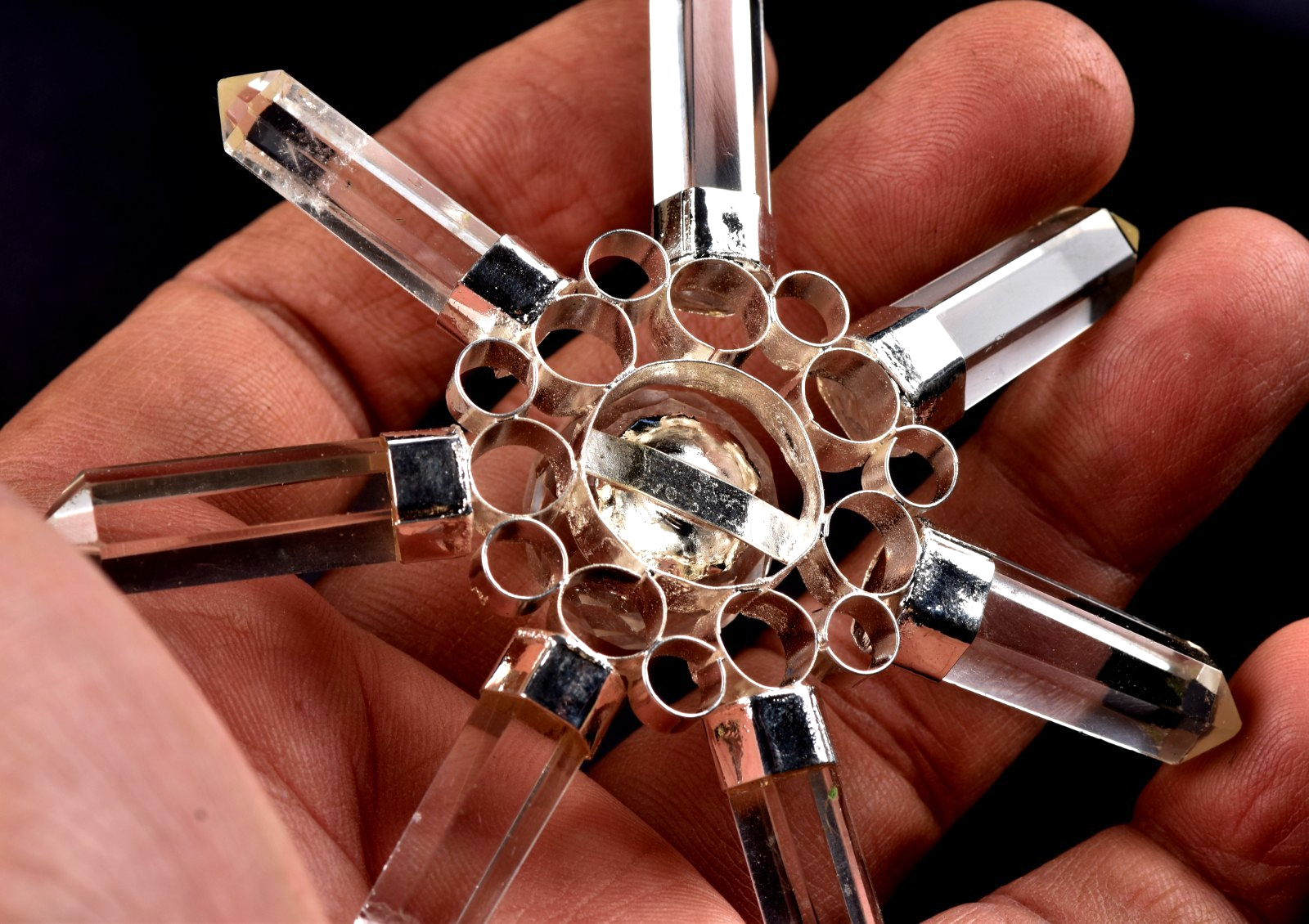 Satyaloka region energy generator  synergy 12 high frequency quartz   # 8140