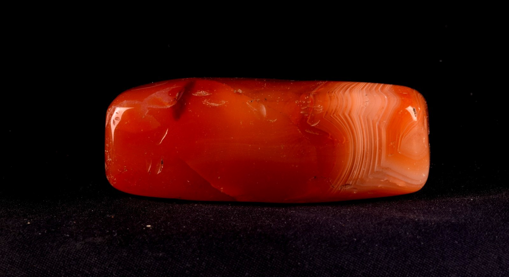 old  pema raka carnelian  sulemani  dzi/bhaisajyaguru/ senctified bead  #8054