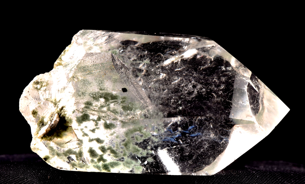 Himalayan cool green world crystal lodolite garden scrying meditation #8098