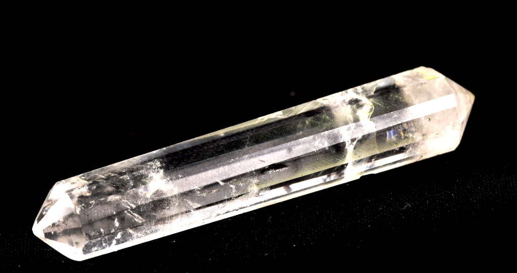 Satyaloka  6 sided  devic fairies  double terminated vogel  wand#7946