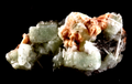 Green Apophyllite with stilbite & scolecite  psychic direction and guidance#6709