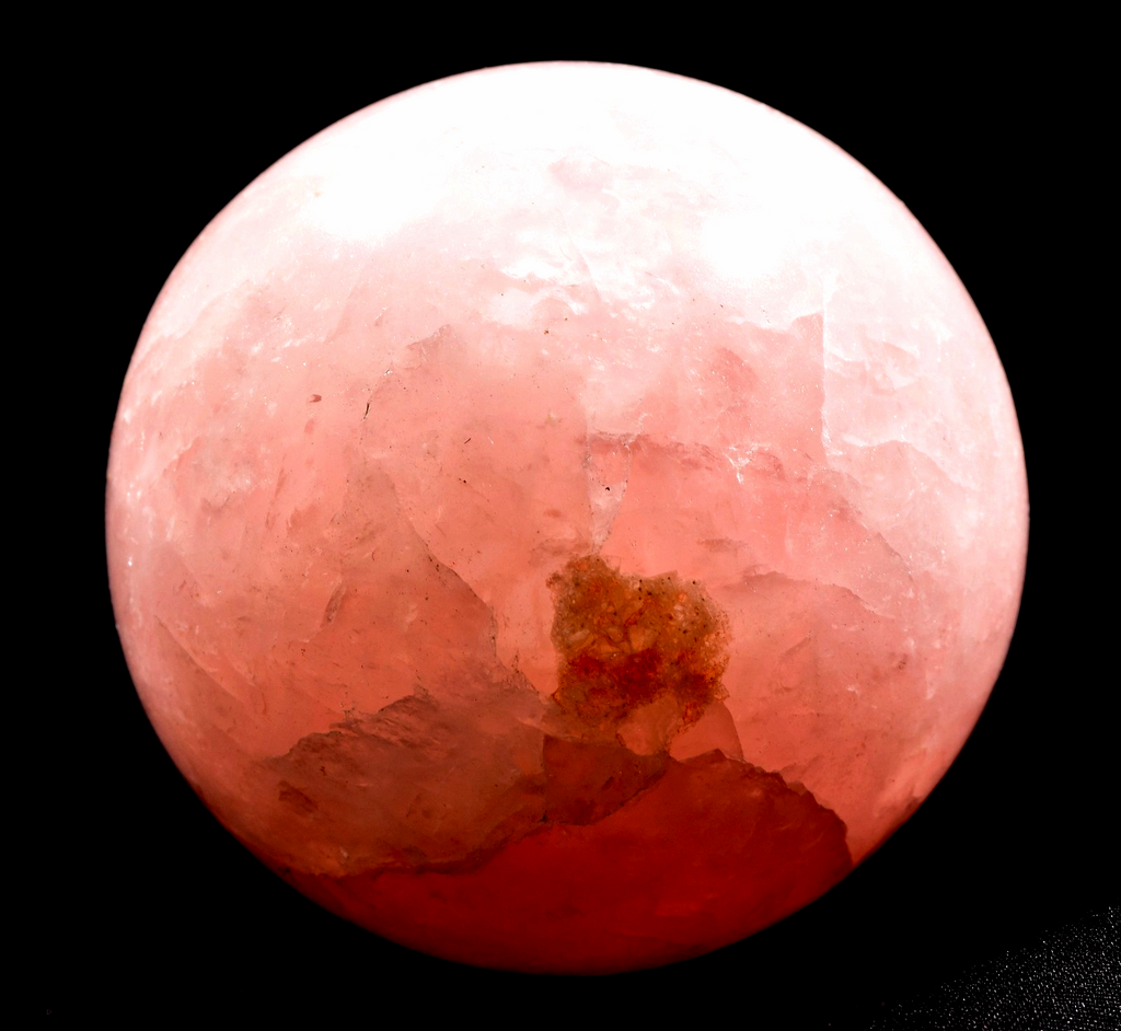 rose quartz unconditional love.   self-forgiveness and acceptance sphere #1011