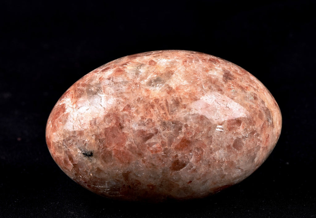 Sun stone with black tourmaline lingam bestow freedom, independence goodluck7956