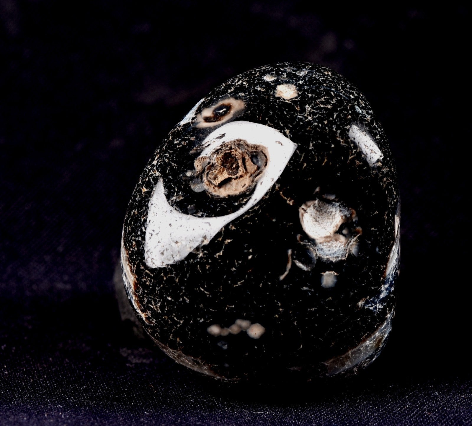 old mystic Sulemani soloman stone  for luck wealth protection shaman  #7703