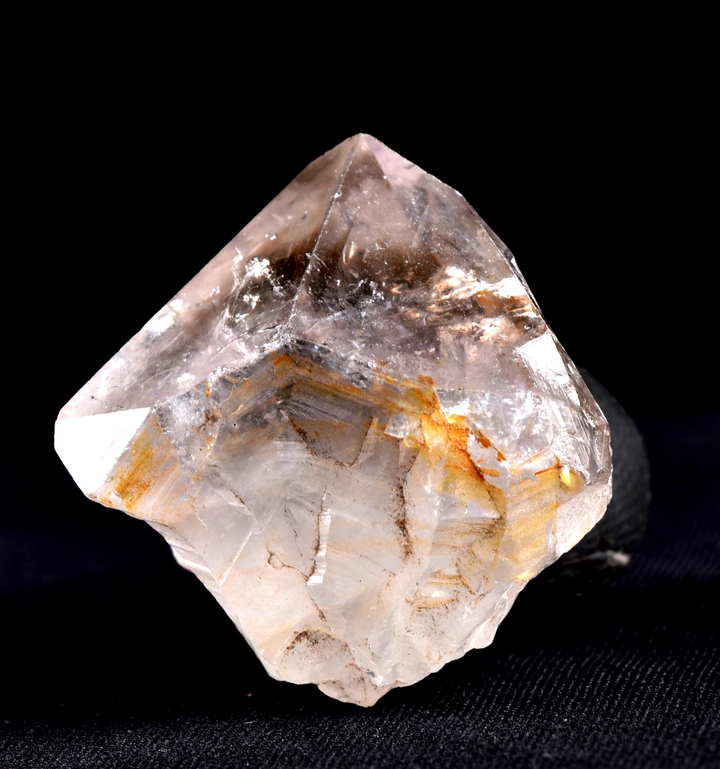 Satyaloka  quartz with smoky  hue synergy 12 high frequency quartz   #7966