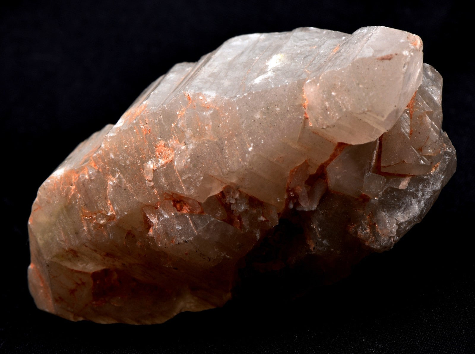 Himalayan golden  Scalar ice quartz crystal nirvana gwindel,  rainbows  #7824