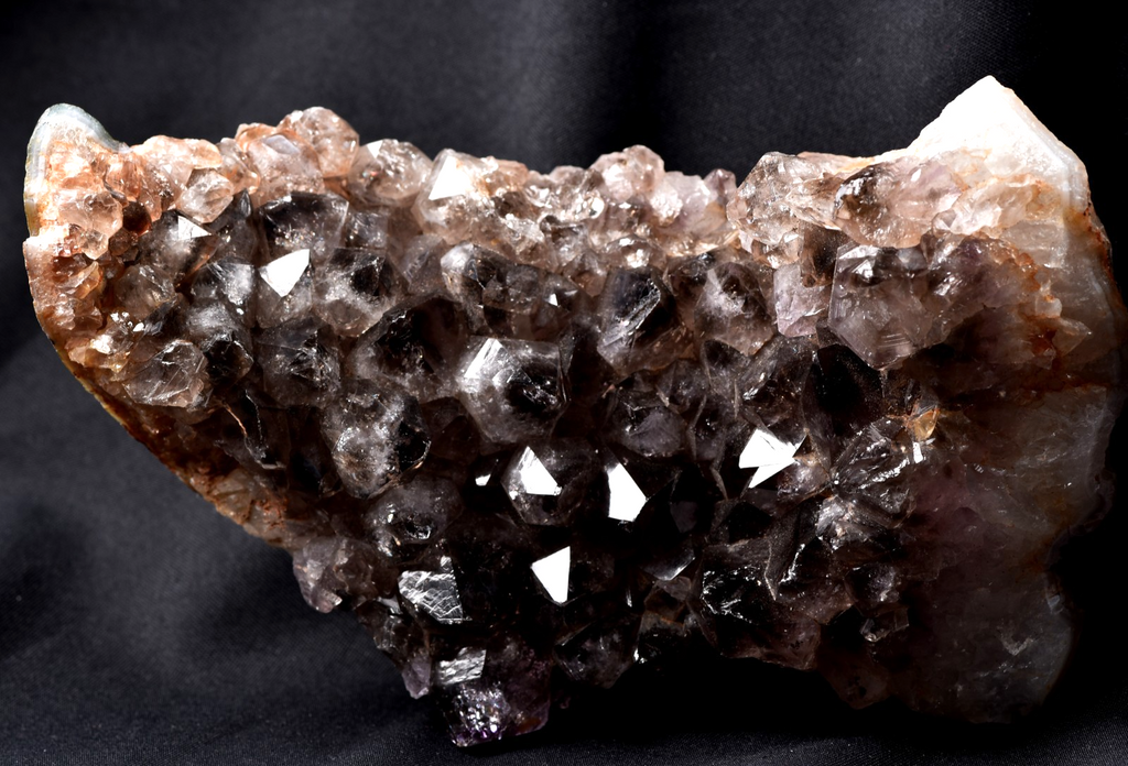Rare Turkish  Dark  Amethyst Crystal Cluster Therapeutic Energy happiness # 8187