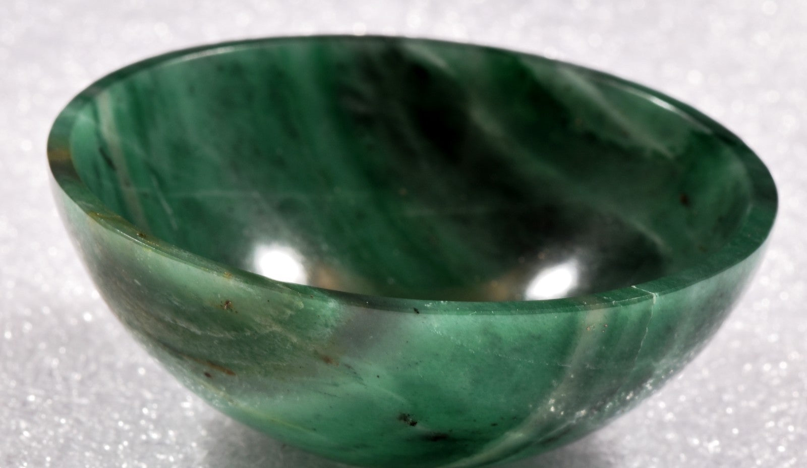 green aventurian bowl prosperity creativity /imagination  /success  #1018