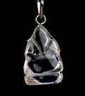Satyaloka  quartz high frequency ganesh pendant# 7742