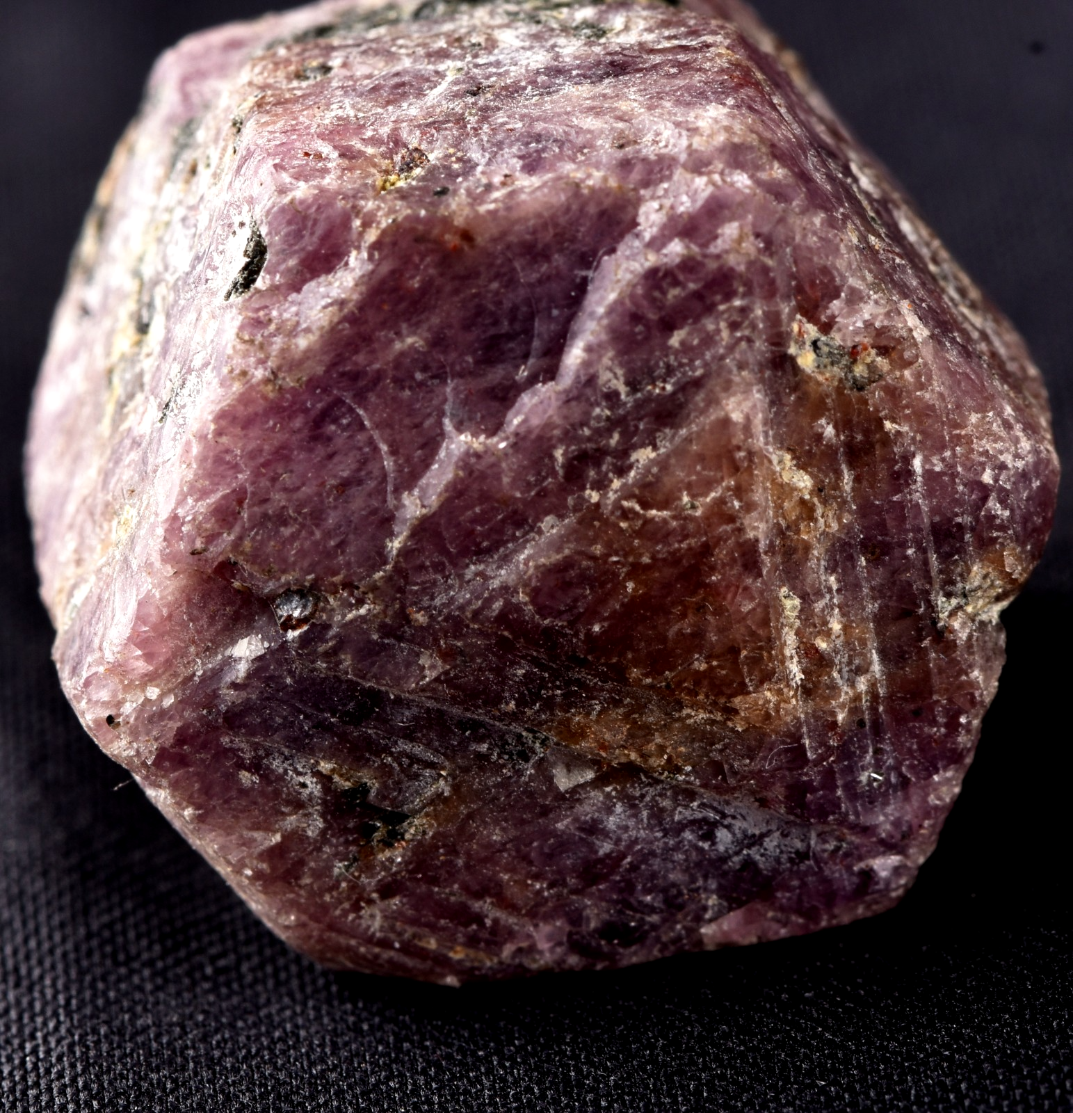 Ruby hexagonal corundum ''record keeper'' boost energy chakra reki healing #8268