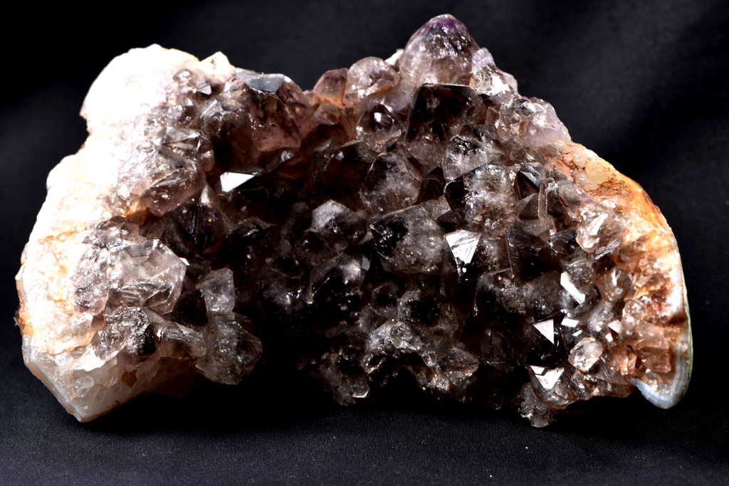 Rare Turkish  Dark  Amethyst Crystal Cluster Therapeutic Energy happiness # 8187
