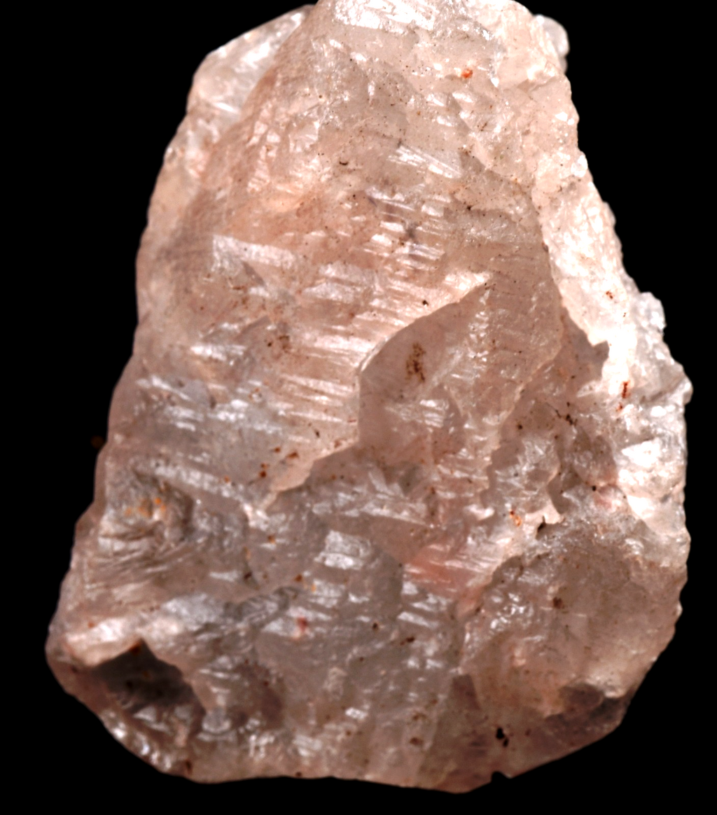 white Nirvana quartz Himalayan ice quartz , growth interference quartz # 8164