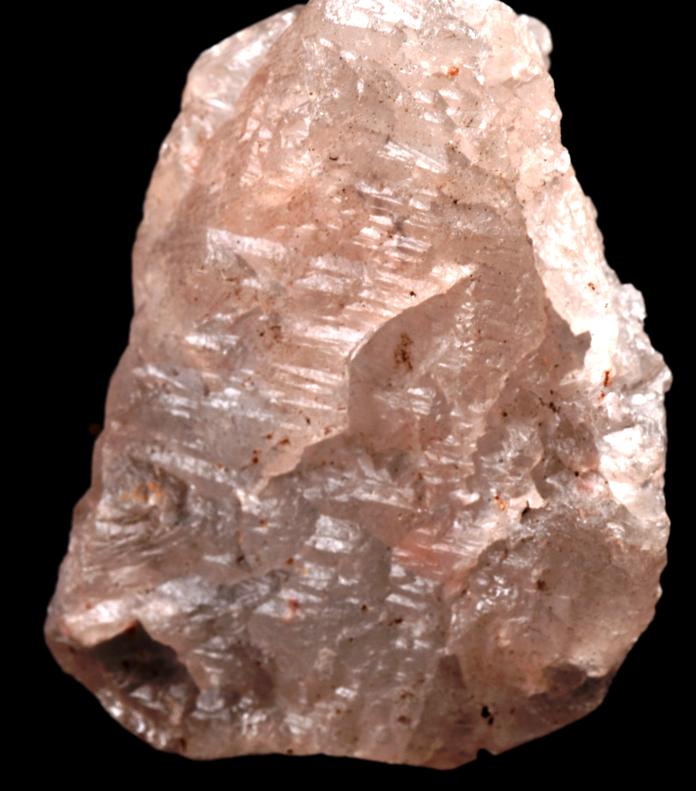 white Nirvana quartz Himalayan ice quartz , growth interference quartz # 8164