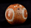 Mystic old pumtek  dzi/bhaisajyaguru/ ''evil eye'  bead with  reach patina #7798