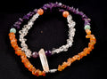 Shamanic Journeyer Crystal Energy Mystic necklace  infusion of divine fire#6847