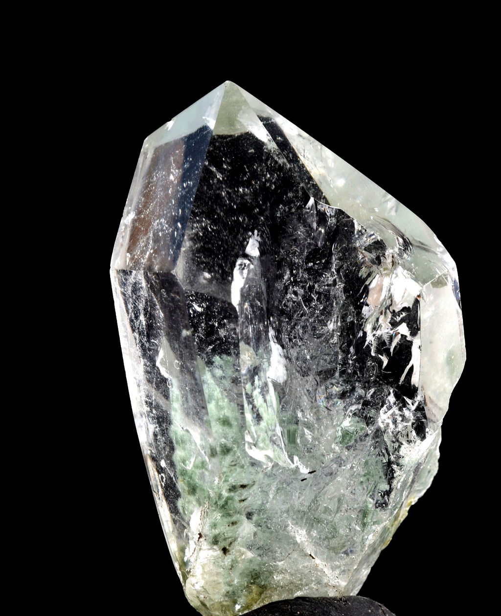 Himalayan cool green world crystal lodolite garden scrying meditation #8098