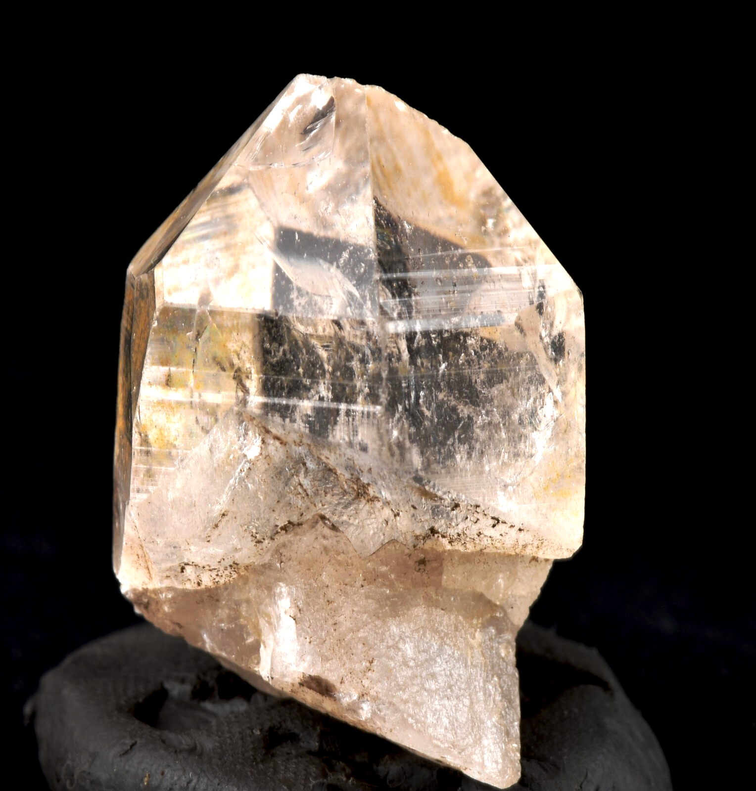 Himalayan silver quartz warrior lemurian rainbow meditation sacred energy #7604