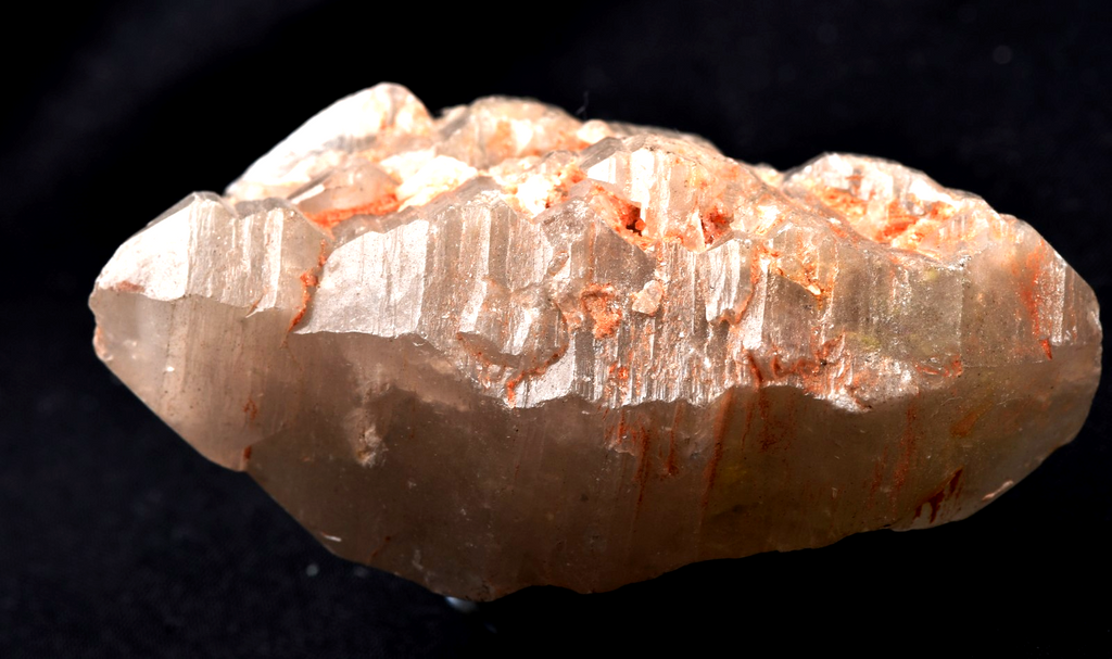 Himalayan golden  Scalar ice quartz crystal nirvana gwindel,  rainbows  #7824