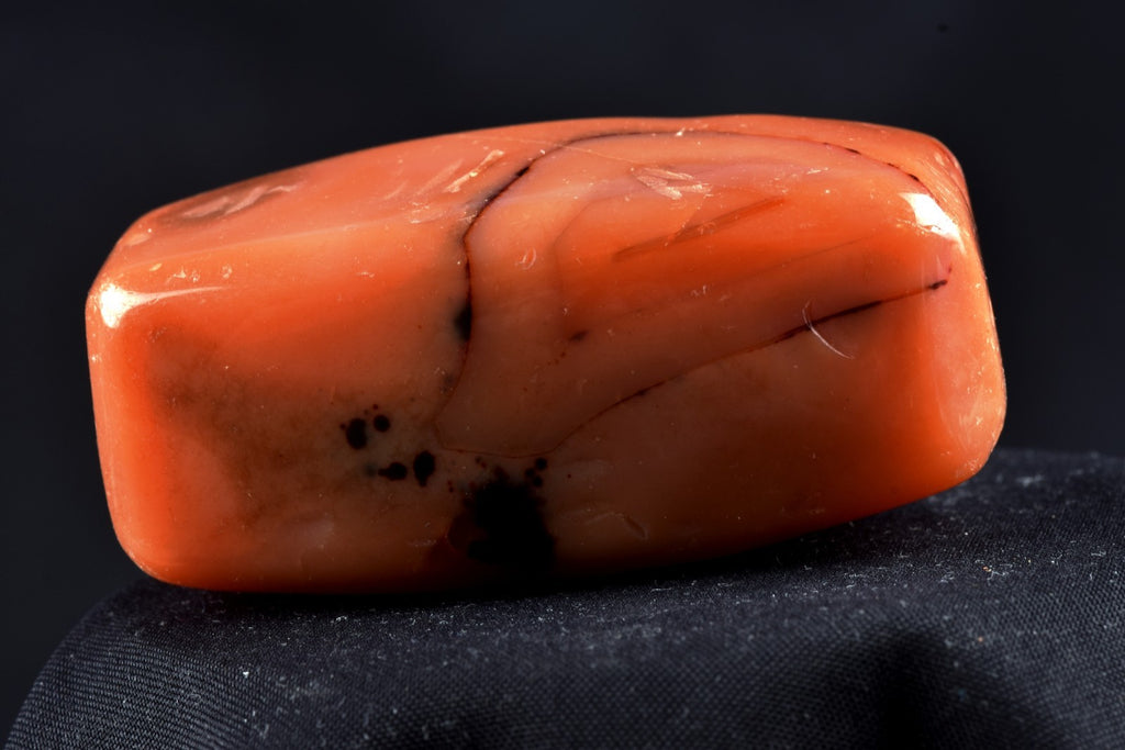 old  pema raka carnelian  sulemani  dzi/bhaisajyaguru/ rectangular bead  #8089