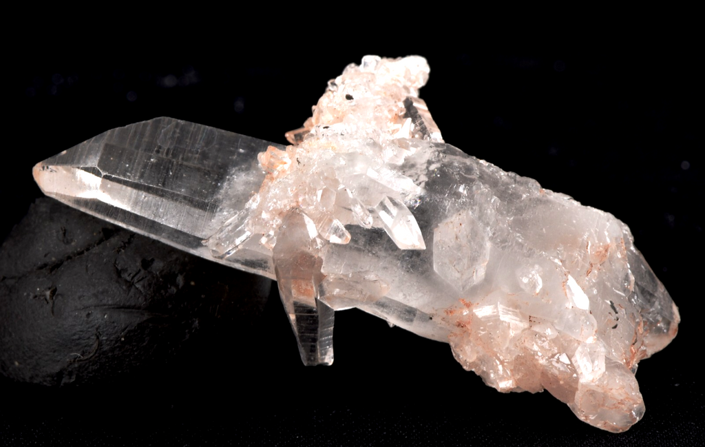 Himalayan quartz  manifestation, bridge, d.t ,trigonic scrying meditation  #7591
