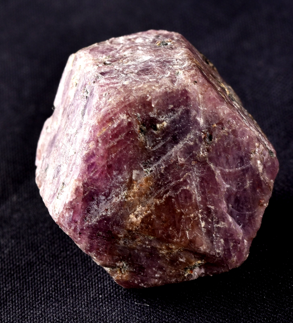 Ruby hexagonal corundum ''record keeper'' boost energy chakra reki healing #8268