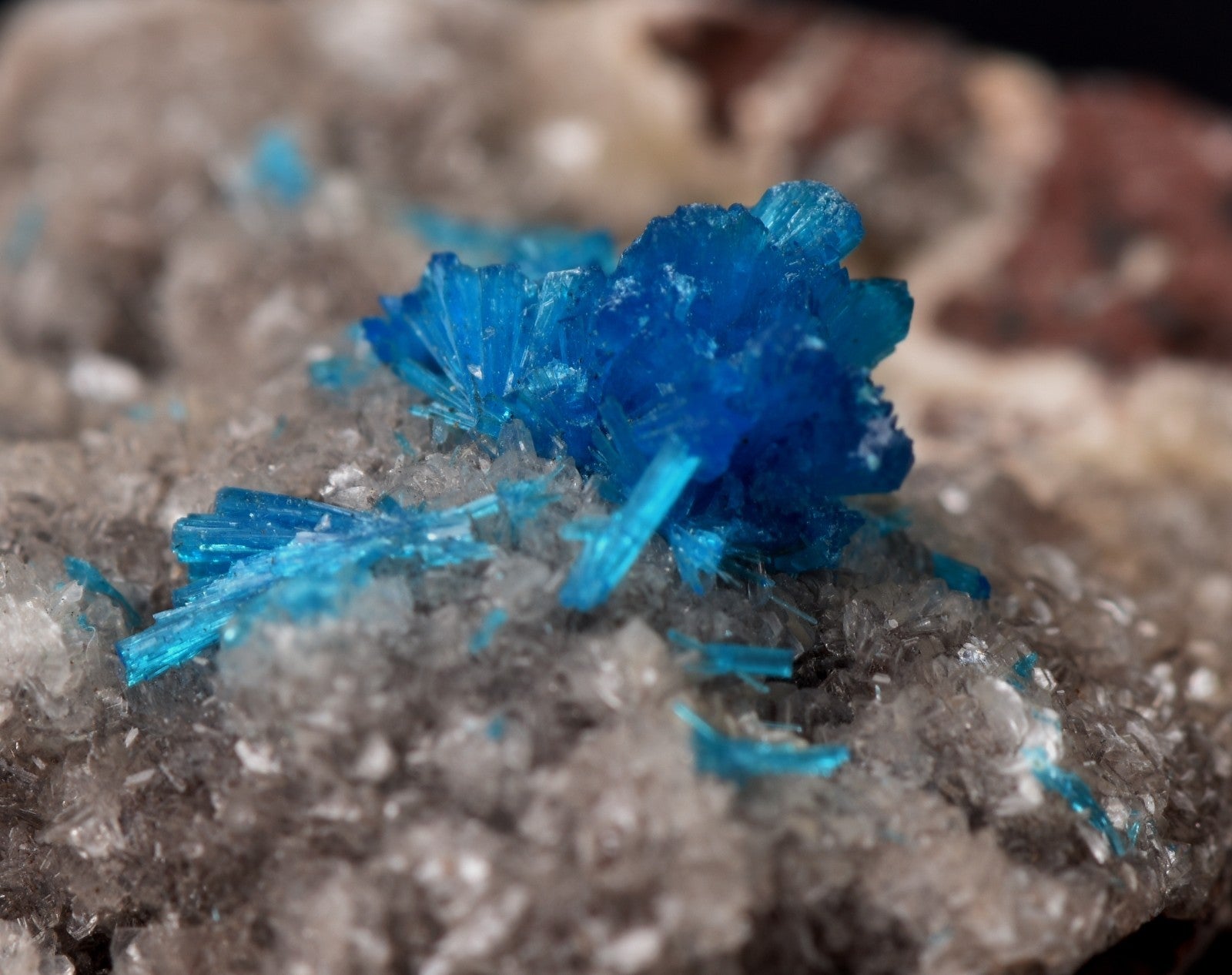 Pentagonite crystal  on heulandite base  third eye and crown chakra 8188