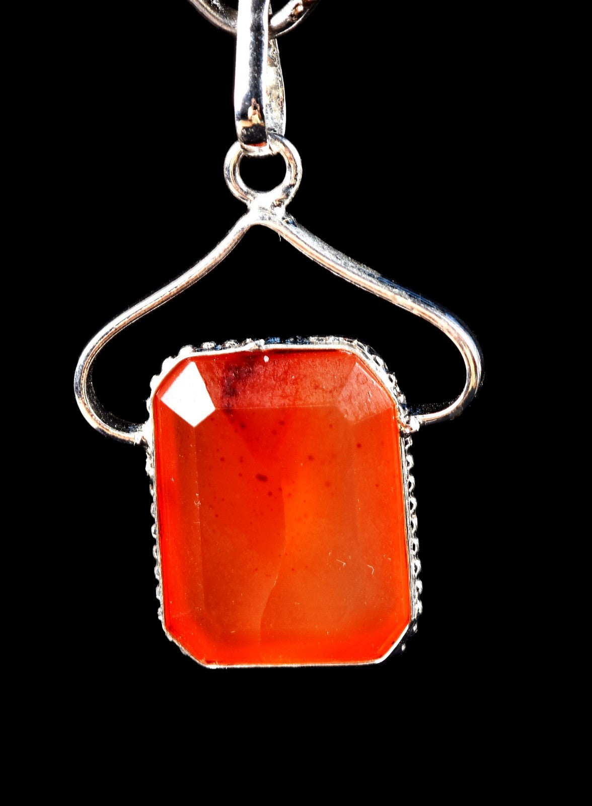 rare old Carnelian  pendant  courage creativity shaman protection #8134