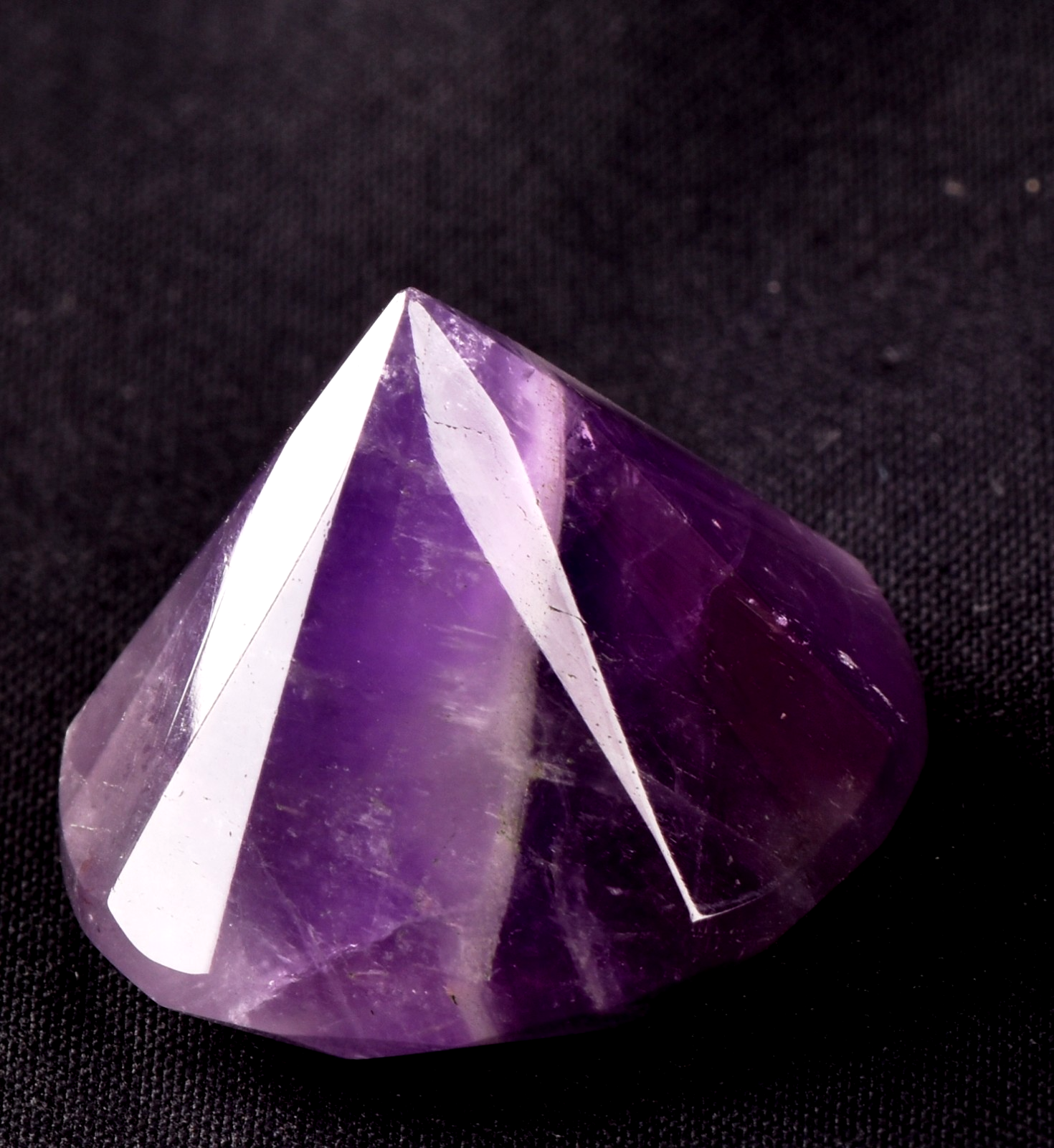 Amethyst  diamond supporting a healthy sleep cycle reflects negativity  # 8275