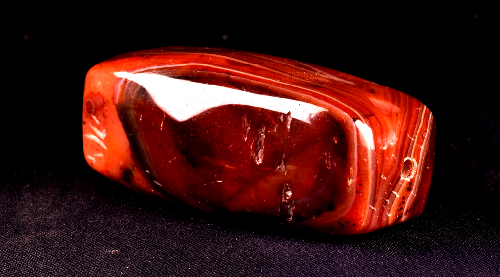 Mystic old  carnelian evil eye sulemani  dzi/bhaisajyaguru/ shaman bead  #8035