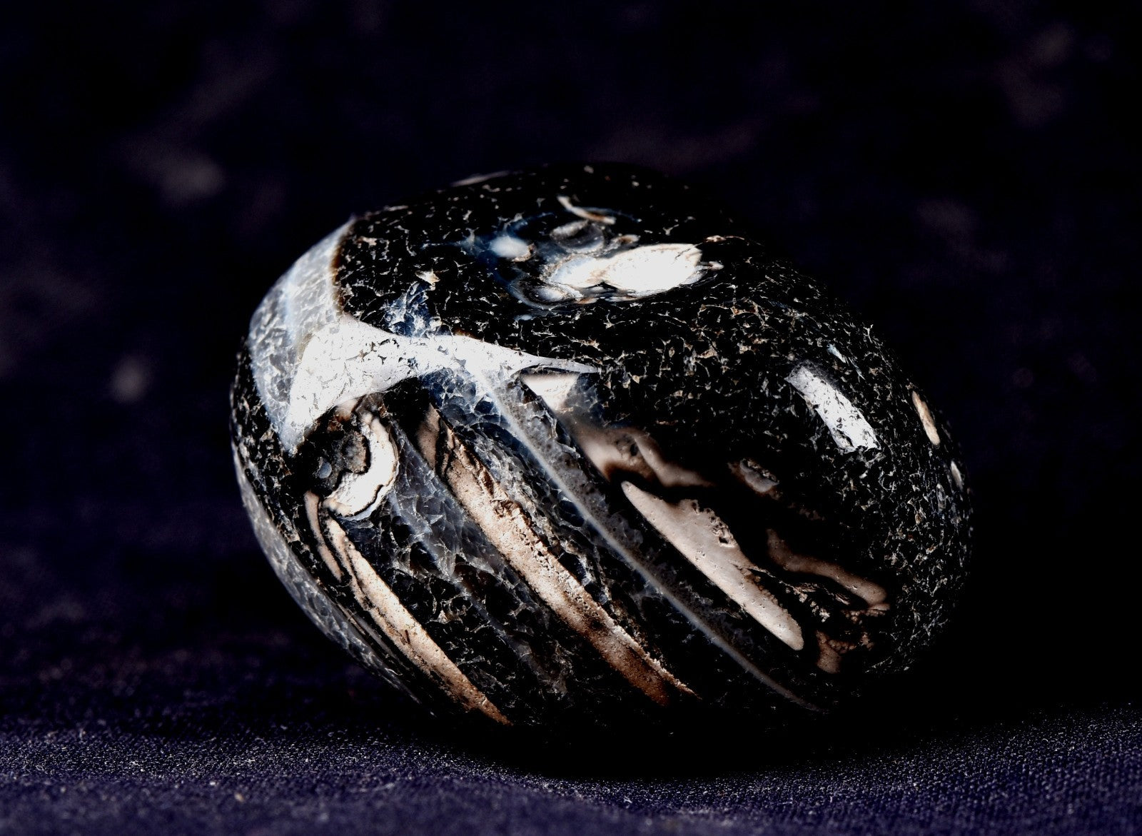 old mystic Sulemani soloman stone  for luck wealth protection shaman  #7703