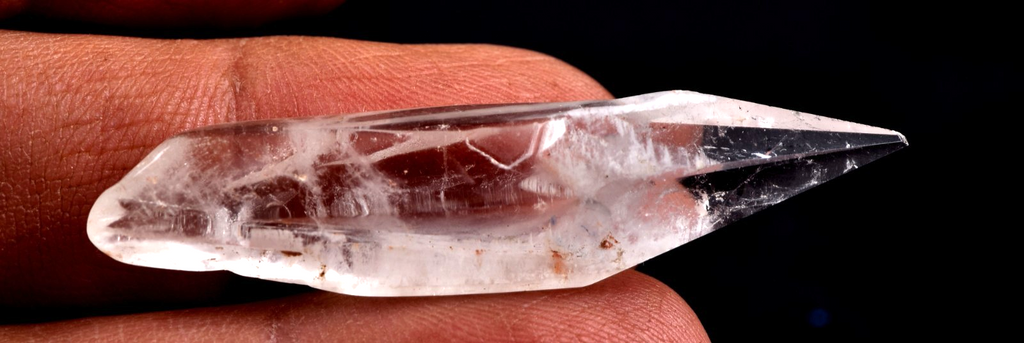 Satyaloka satyamani region quartz pointed quartz  synergy 12 crystal # 8135