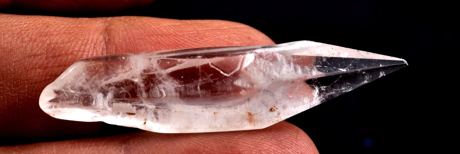 Satyaloka satyamani region quartz pointed quartz  synergy 12 crystal # 8135
