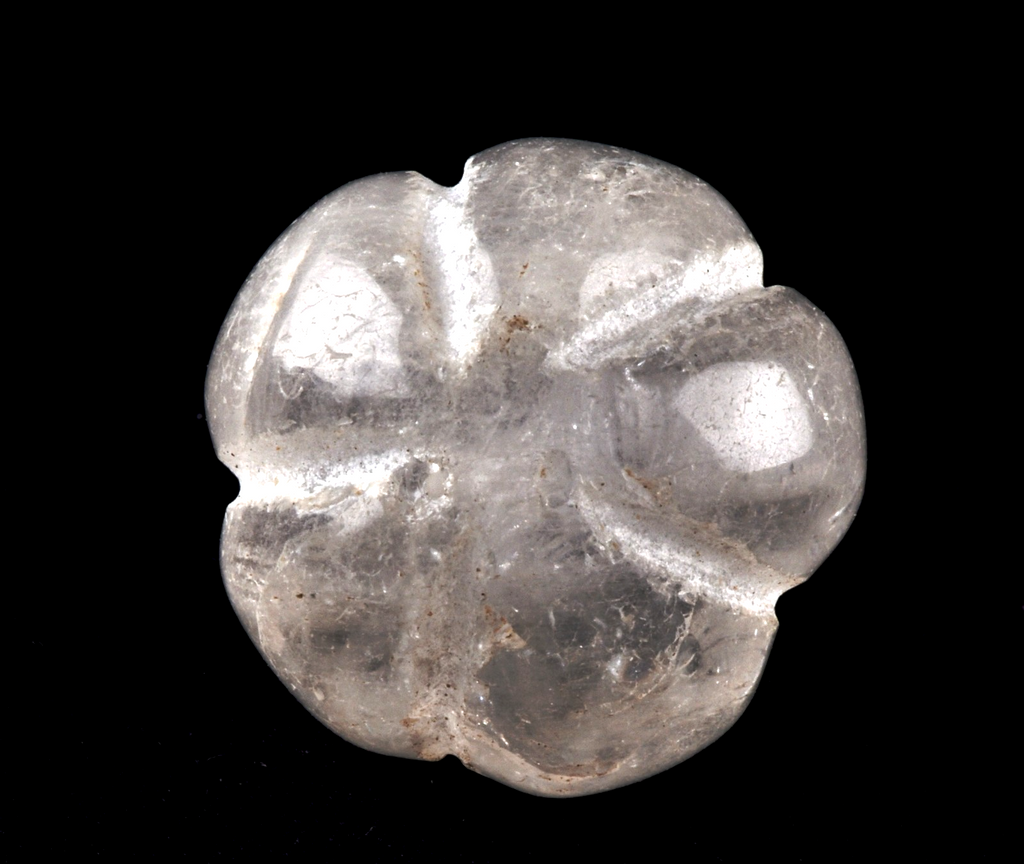 old Himalayan lemurian melon bead  essence of soul mate wisdom of Himalaya #8283