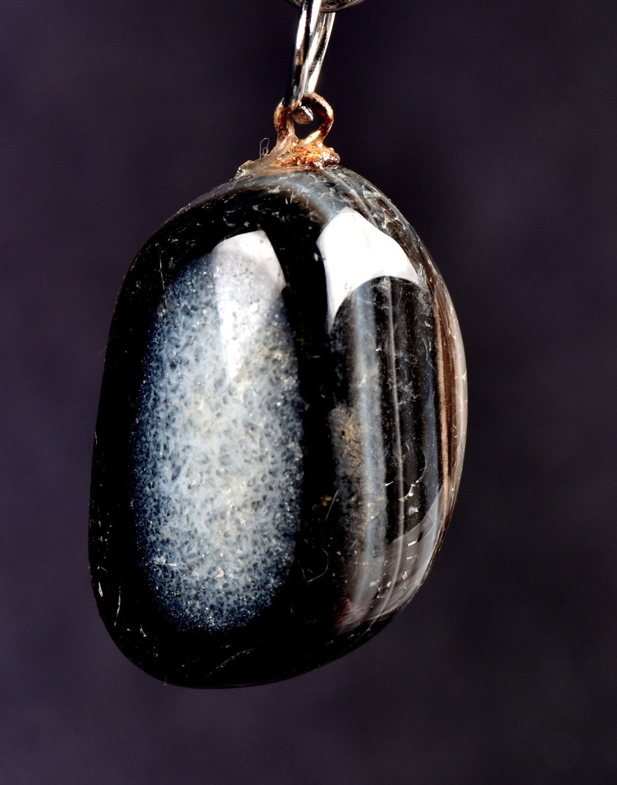 Sulemani ''evil eye'' mystic stone pendant  luck wealth protection shaman  #7681