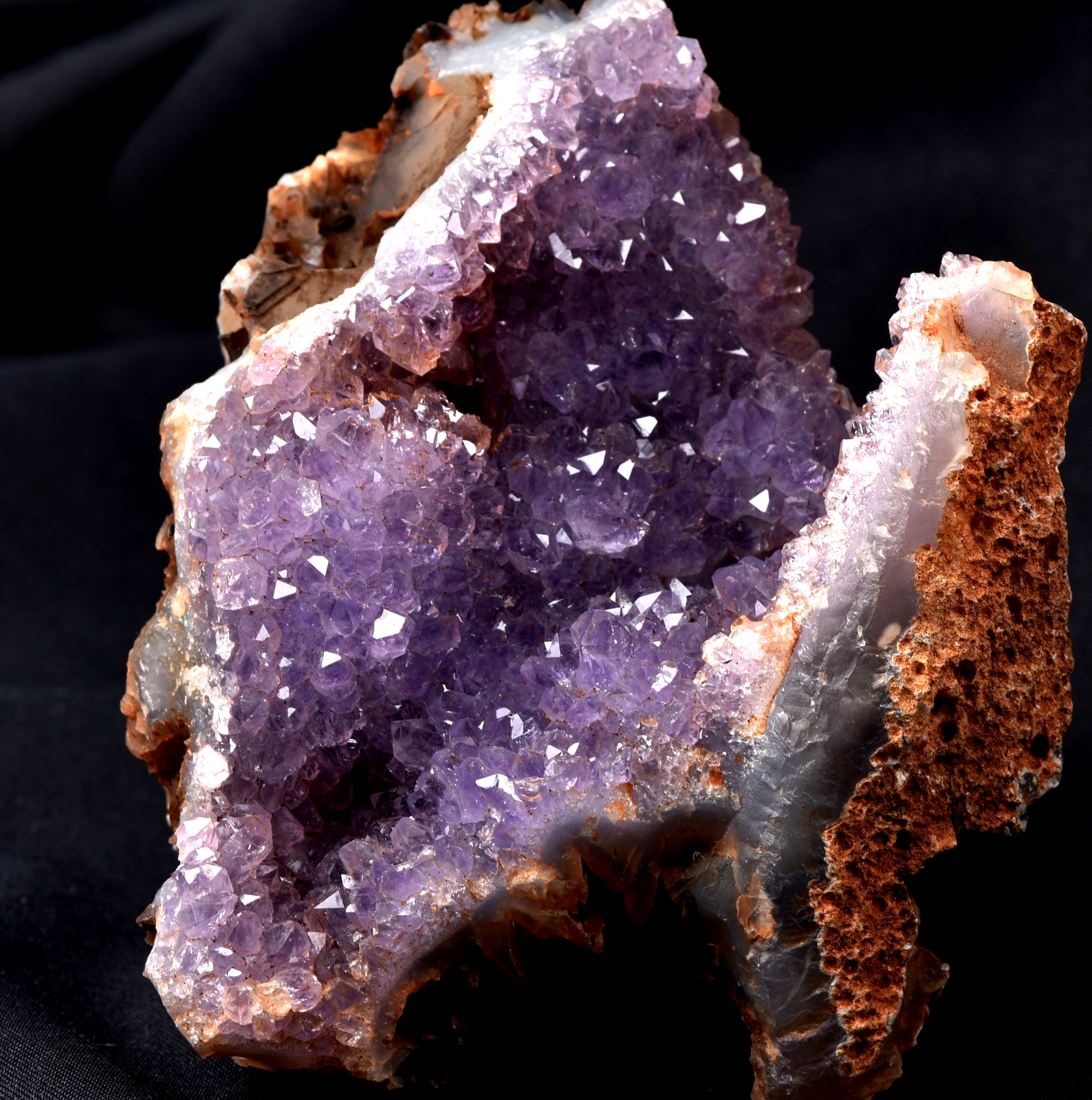 Amethyst pseudomorph   Far-infrared radiation negative ion emission  # 8186