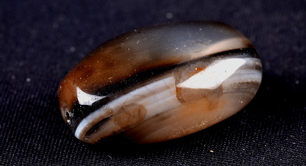 Mystic old sulemani  dzi/bhaisajyaguru/  evil eye shaman eye of horus bead#8057