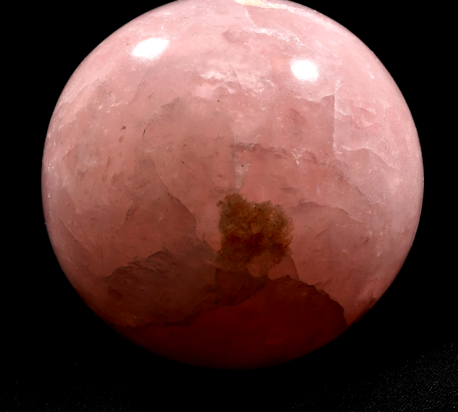 rose quartz unconditional love.   self-forgiveness and acceptance sphere #1011