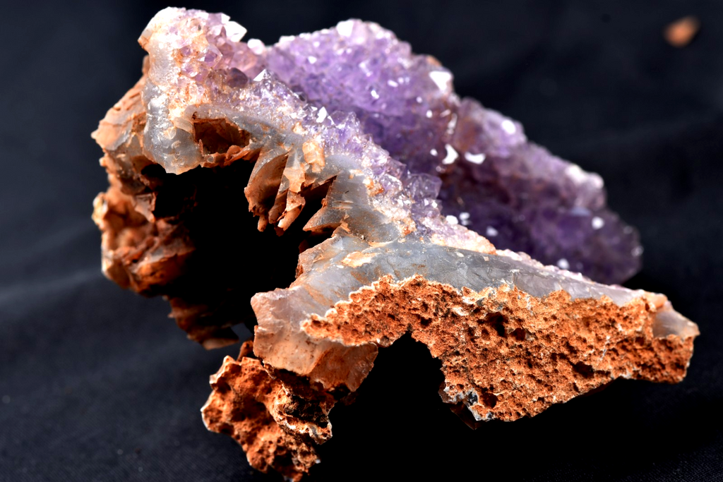 Amethyst pseudomorph   Far-infrared radiation negative ion emission  # 8186