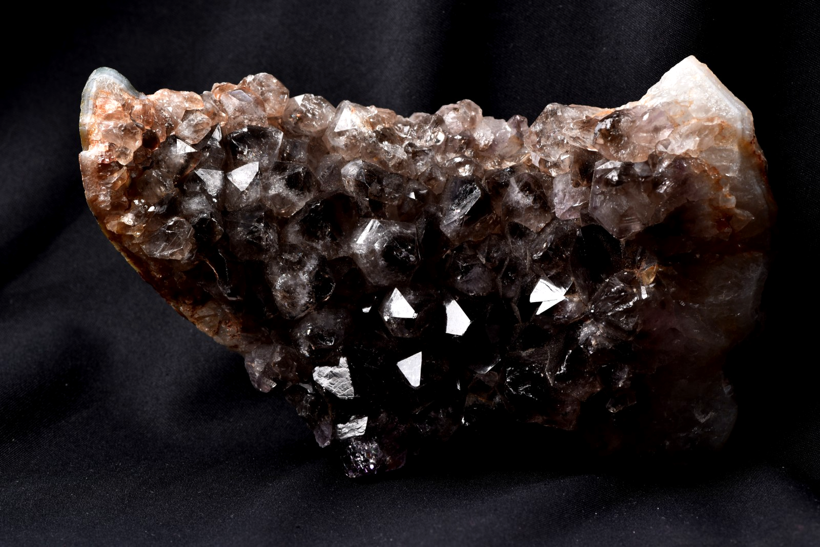 Rare Turkish  Dark  Amethyst Crystal Cluster Therapeutic Energy happiness # 8187
