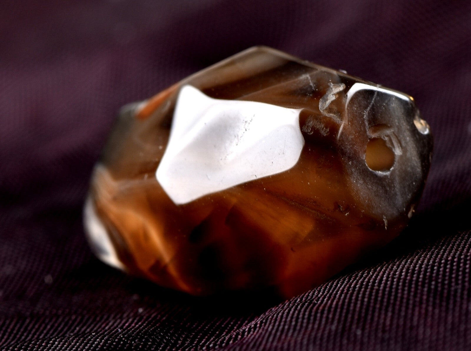 Mystic old  sulemani  dzi/bhaisajyaguru/shaman bead with  reach patina#7384