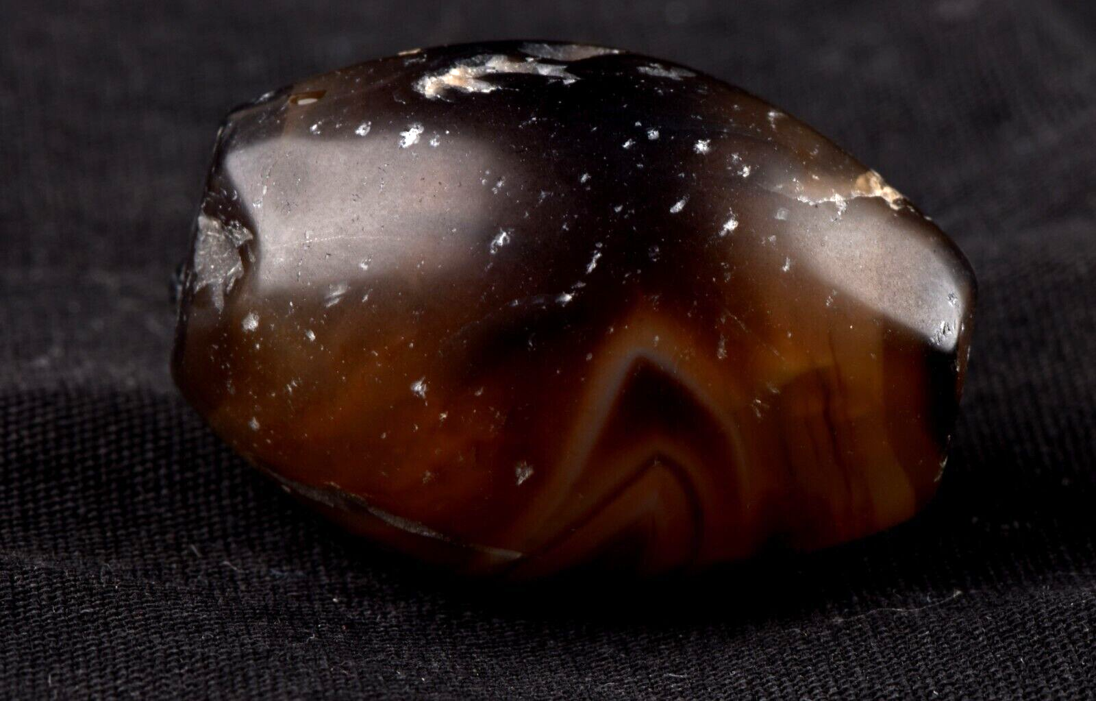 Mystic old sulemani  dzi/bhaisajyaguru/  evil eye shaman eye of horus bead#7397