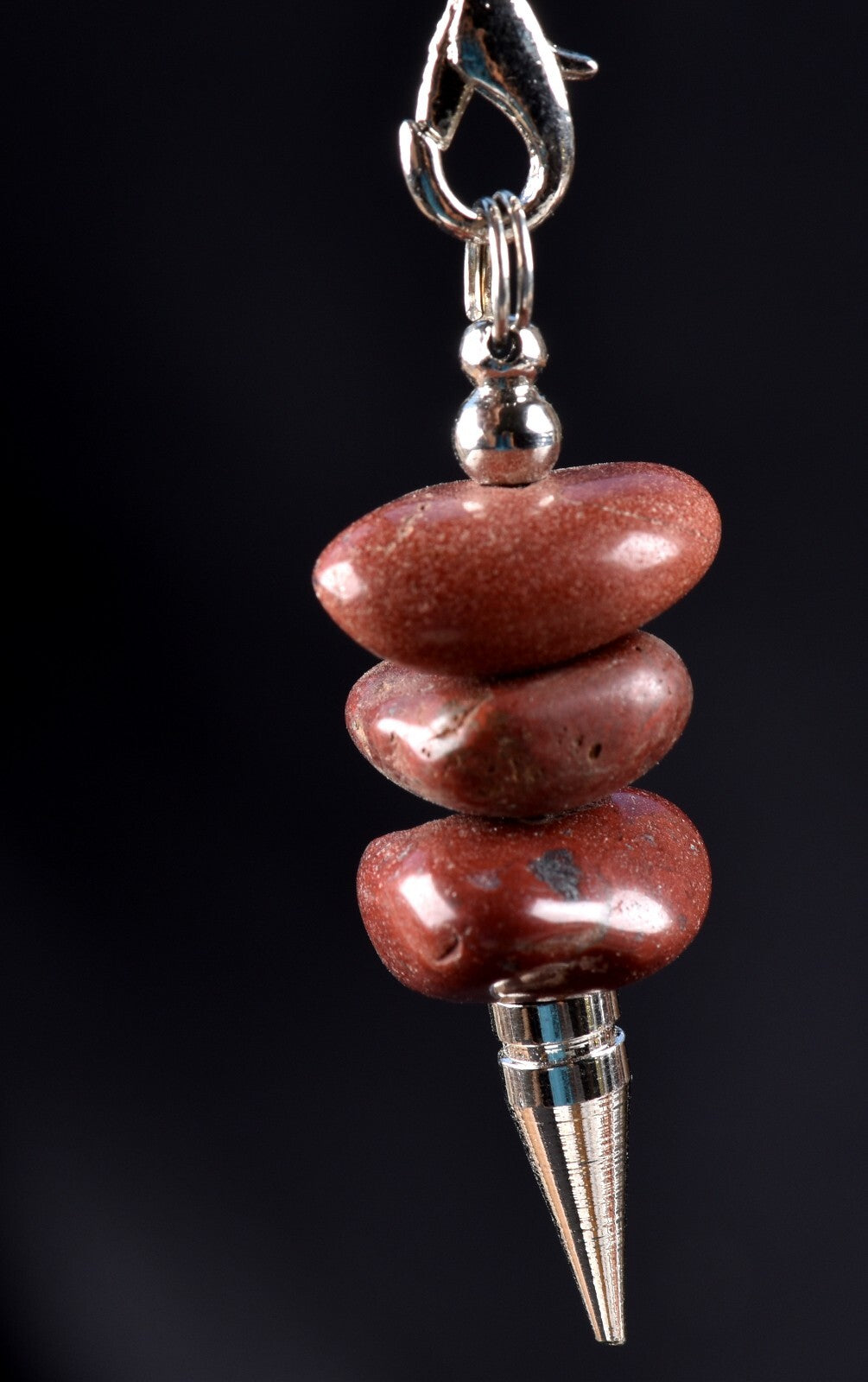 jasper  pendulum grounding protection powerful healing ,balances yin/yang# 7529