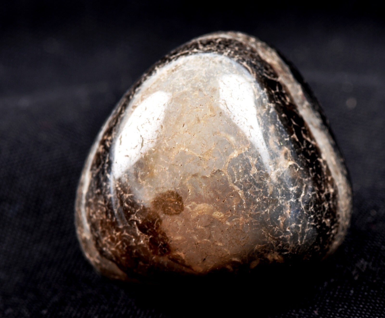 old mystic Sulemani soloman stone  for luck wealth protection shaman  #7341