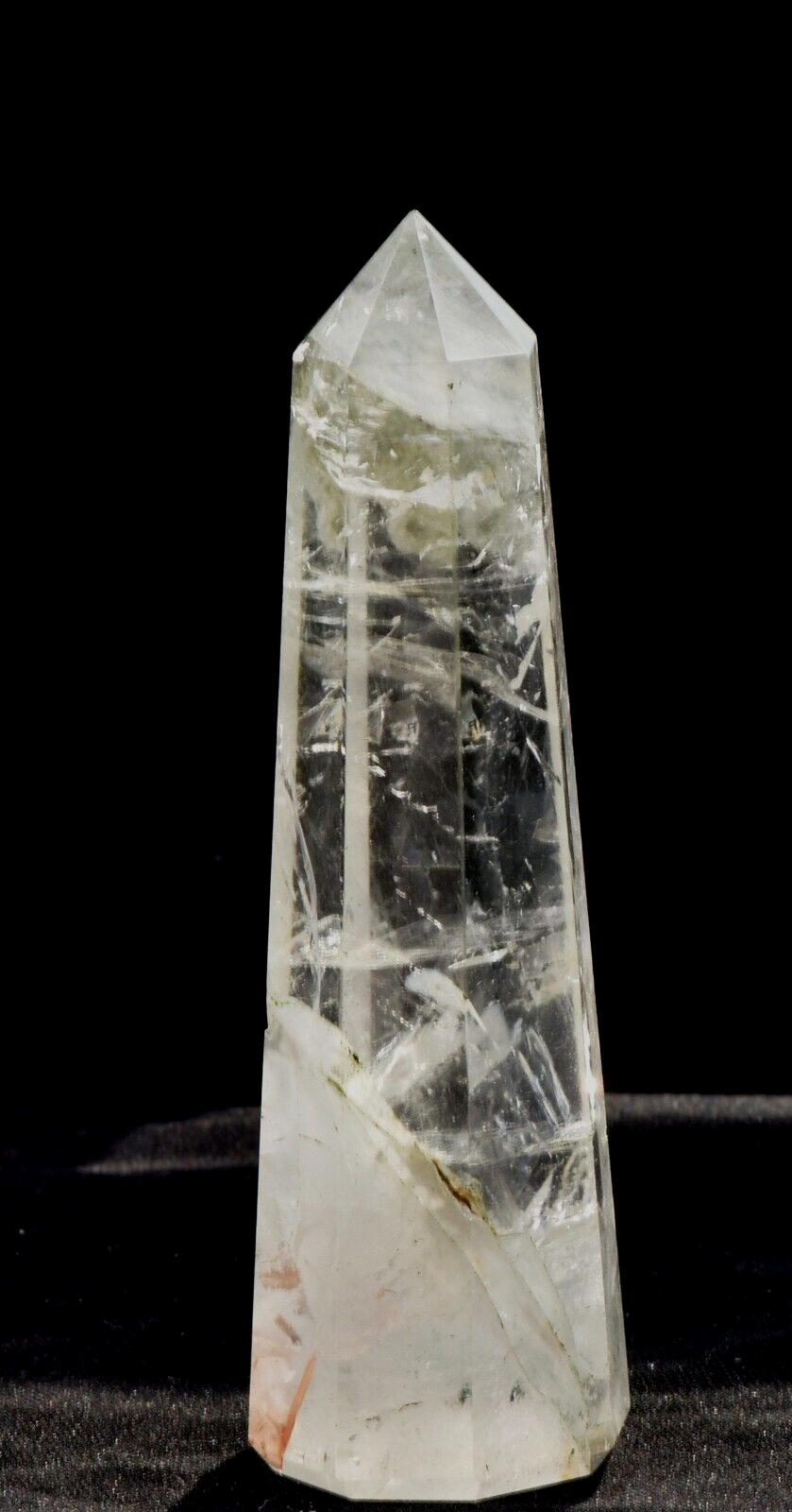 Himalayan  green chlorite obelisk purifying, detoxifying cleanse the aura, #7423