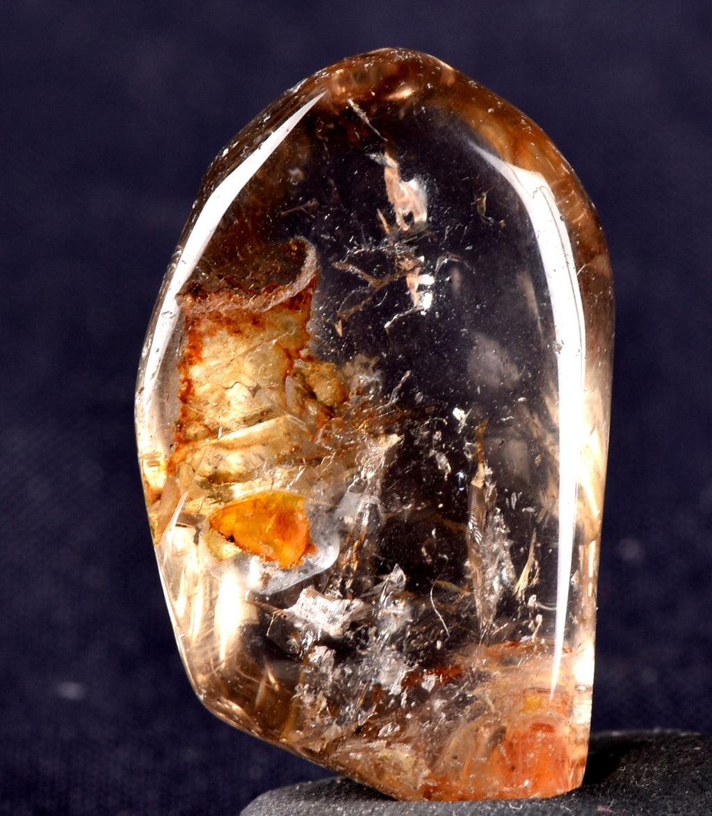 smoky quartz  shaman golden healer of Power grounding remove negativity #7679