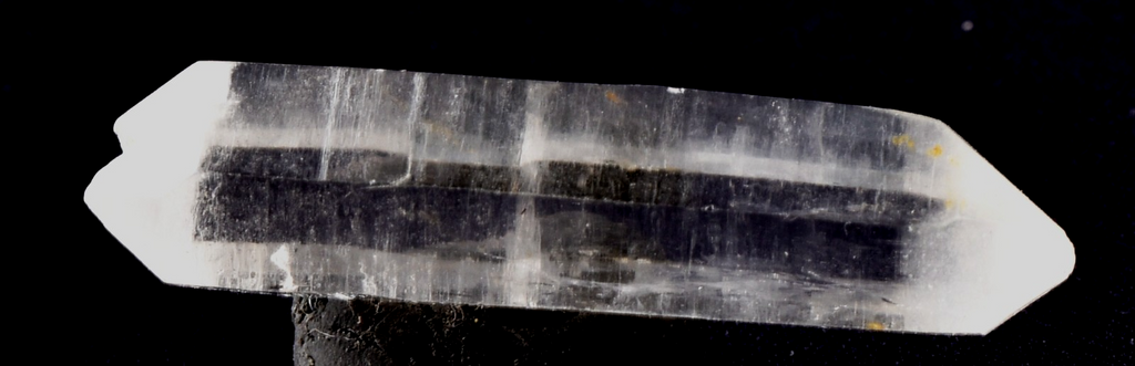 Himalayan sacred  quartz  tantrik twin  double terminated pocket wand 8290