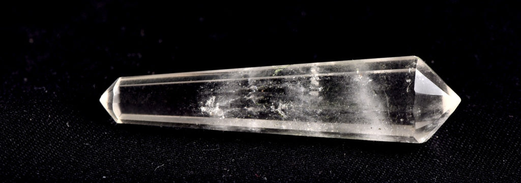 Satyaloka satyamani  region quartz d.t  pocket wand  synergy 12 crystal #8044