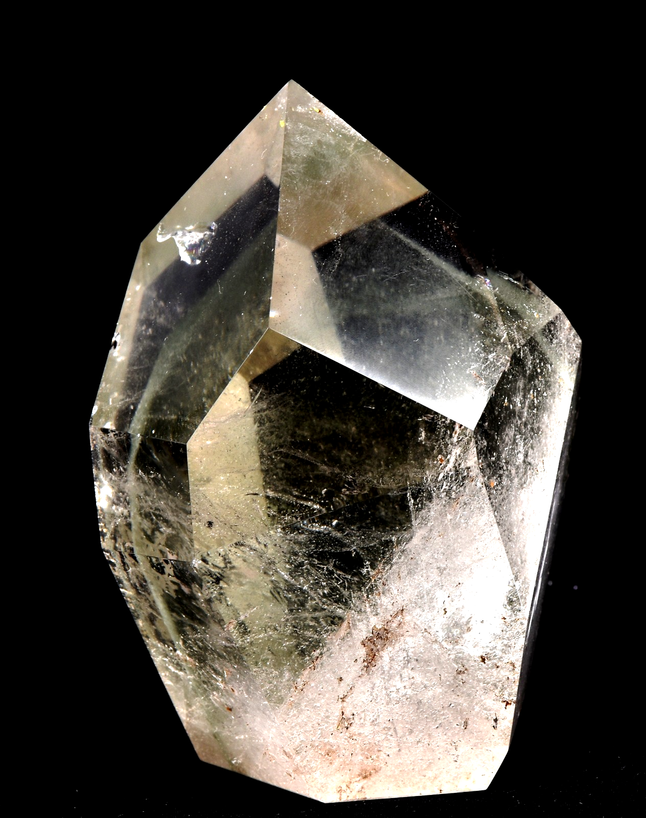 Himalayan  green chlorite phantom , detoxifying cleanse the aura, chakra #7929